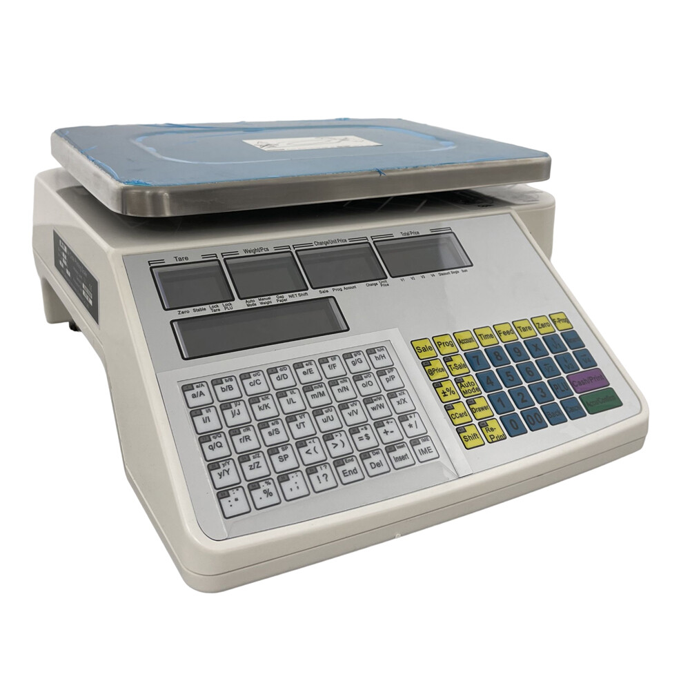 66lbs Print Electronic Scale Digital Price Computing Scale Thermal Printer 110V.