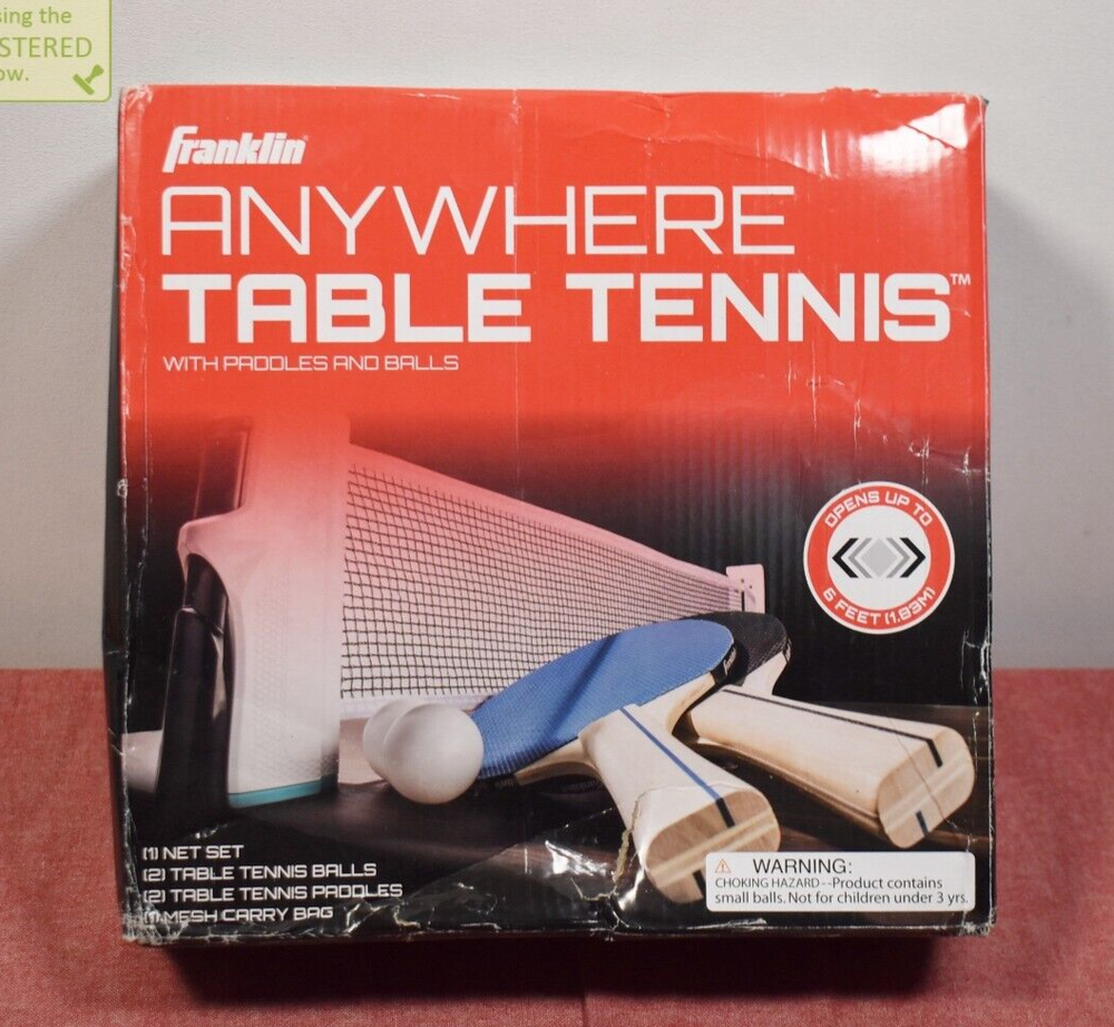 Franklin Sports Anywhere Table Tennis