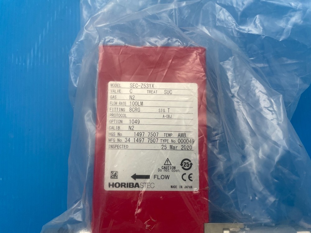 HORIBA STEC SEC-Z531X Mass Flow Controller N2 100LM