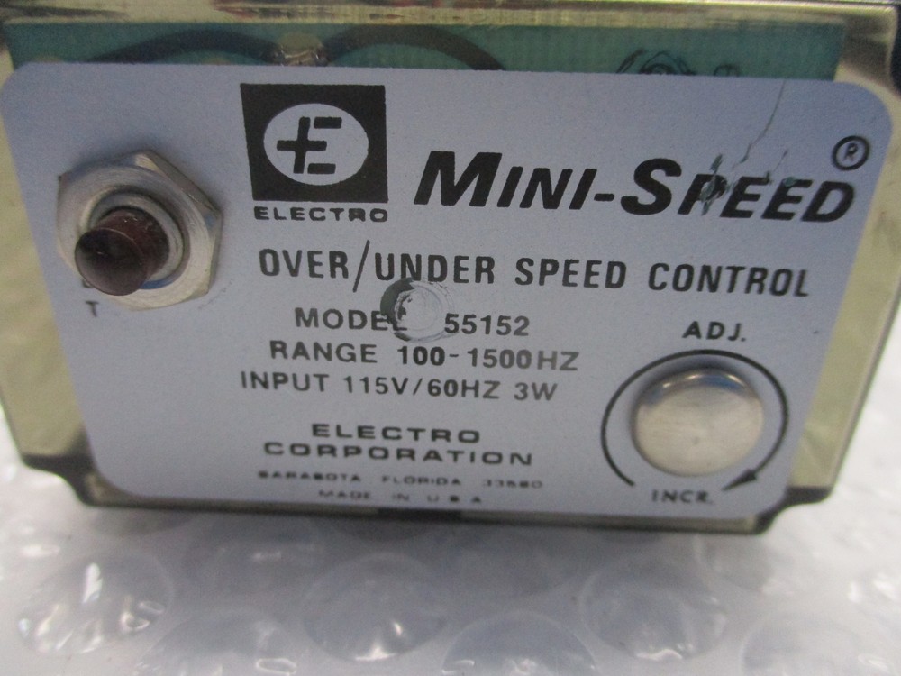 ELECTRO 55152 SPEED CONTROL NSNP