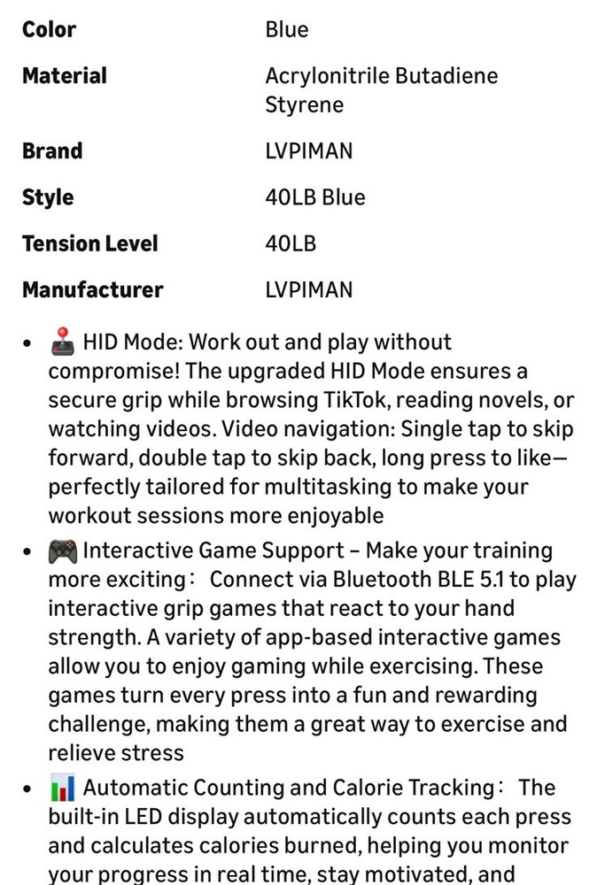 Grip Trainer, Supports Multiple Game Interaction and HID Mode Video Browsing