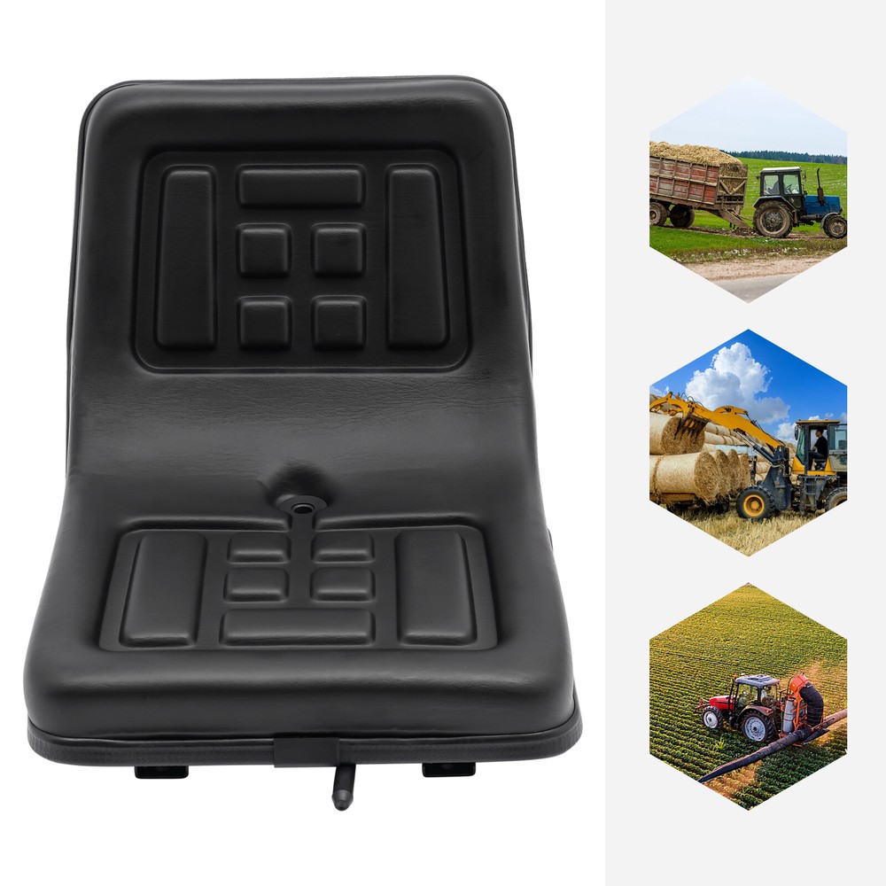 Universal Tractor Seat with Adjustable Brackets for Mower, Dumper & Digger