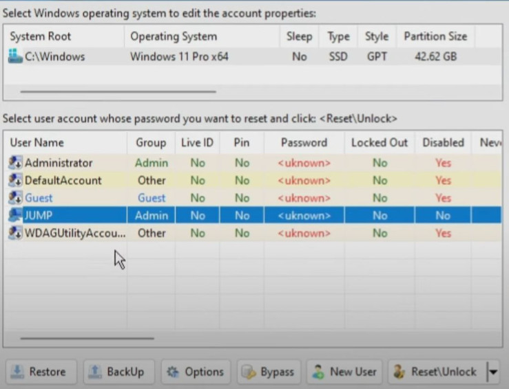 2026 Windows Password 3 min Reset USB