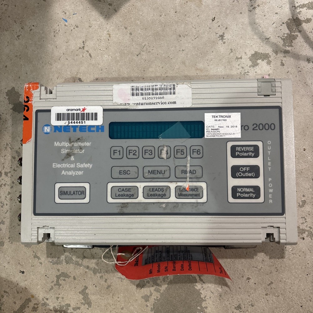 Netech Multi-Pro 2000 Biomed Tester Analyzer Untested As Is!