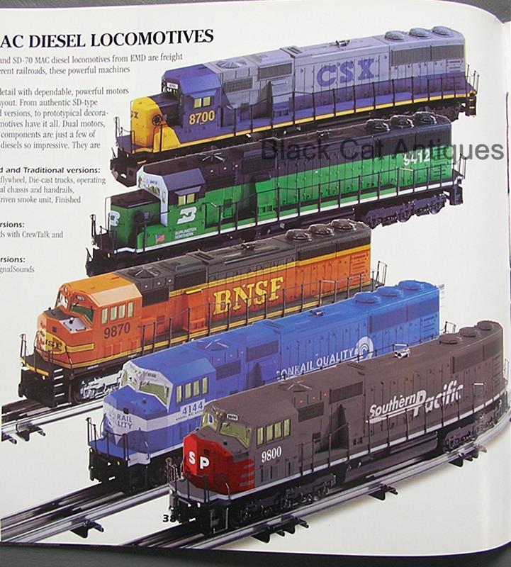 Original 2000 Lionel Centennial Model Trains & Accessories Catalog & Order Forms