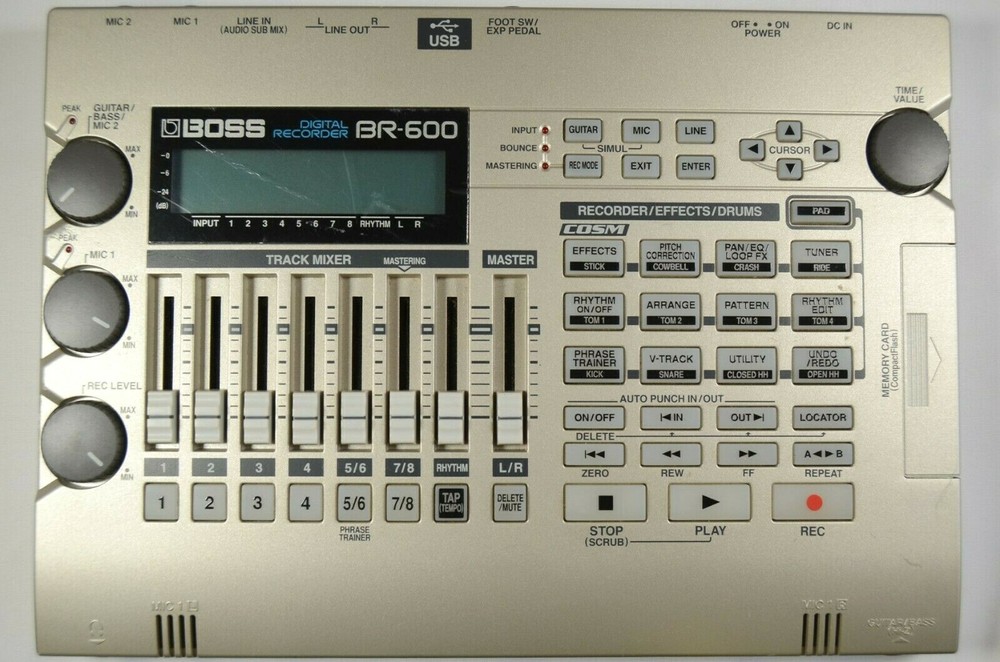 BOSS BR-600 Multi Track Digital Recorder 8 track