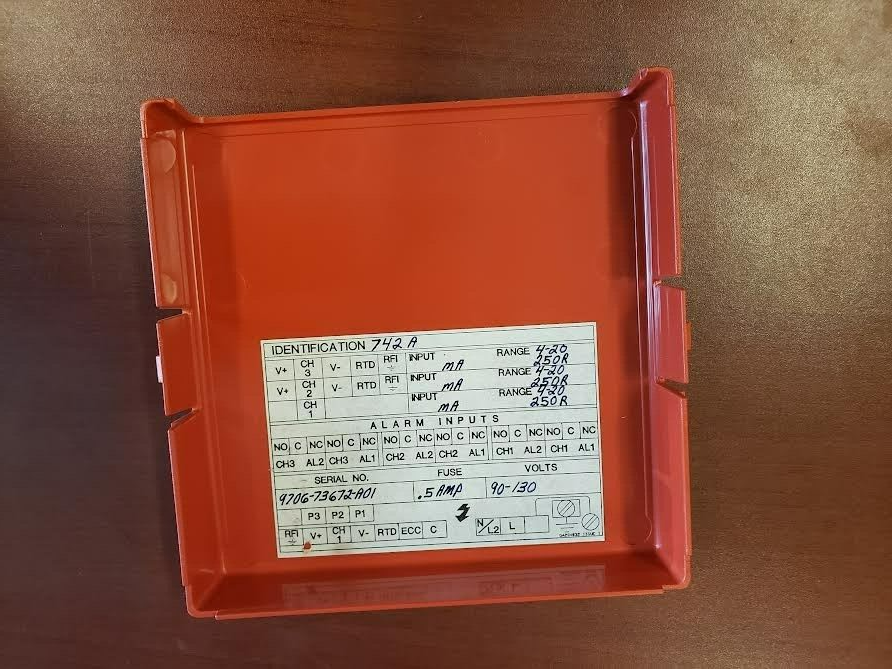 Fisher Printer Data Chart Recorder DPR740 Series Model DPR742A