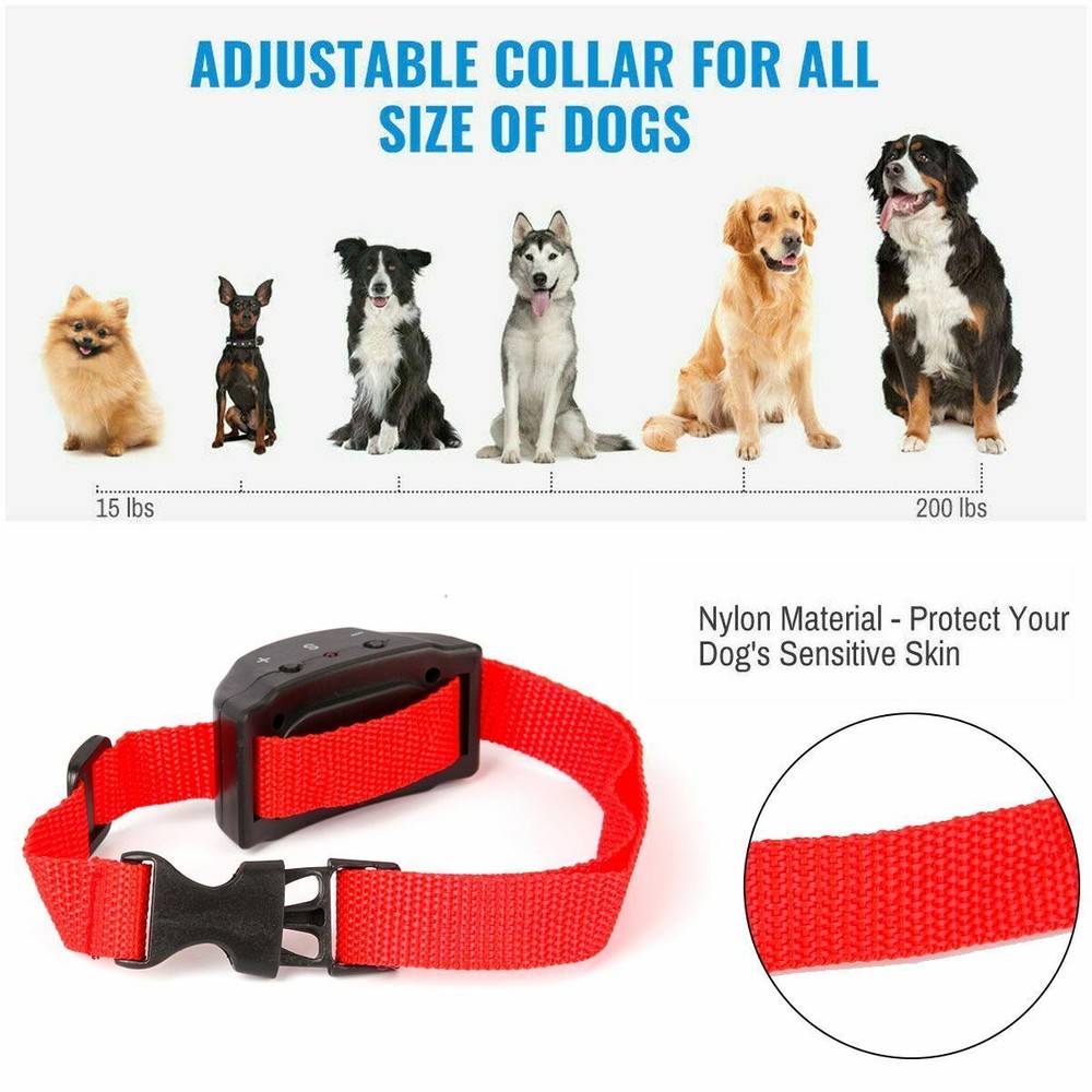 Automatic Anti Bark Barking Shock Control Collar For Small Medium Large Dog 2023