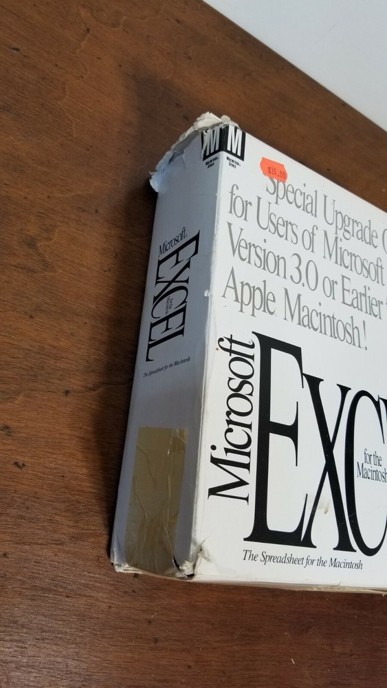 Vtg Microsoft Excel User'sGuides Version 4.0 For Apple Macintosh NO DISKETTES