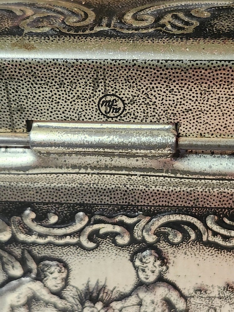 Vintage Urney Chocolates Tin for Chocolate Filled Eclairs