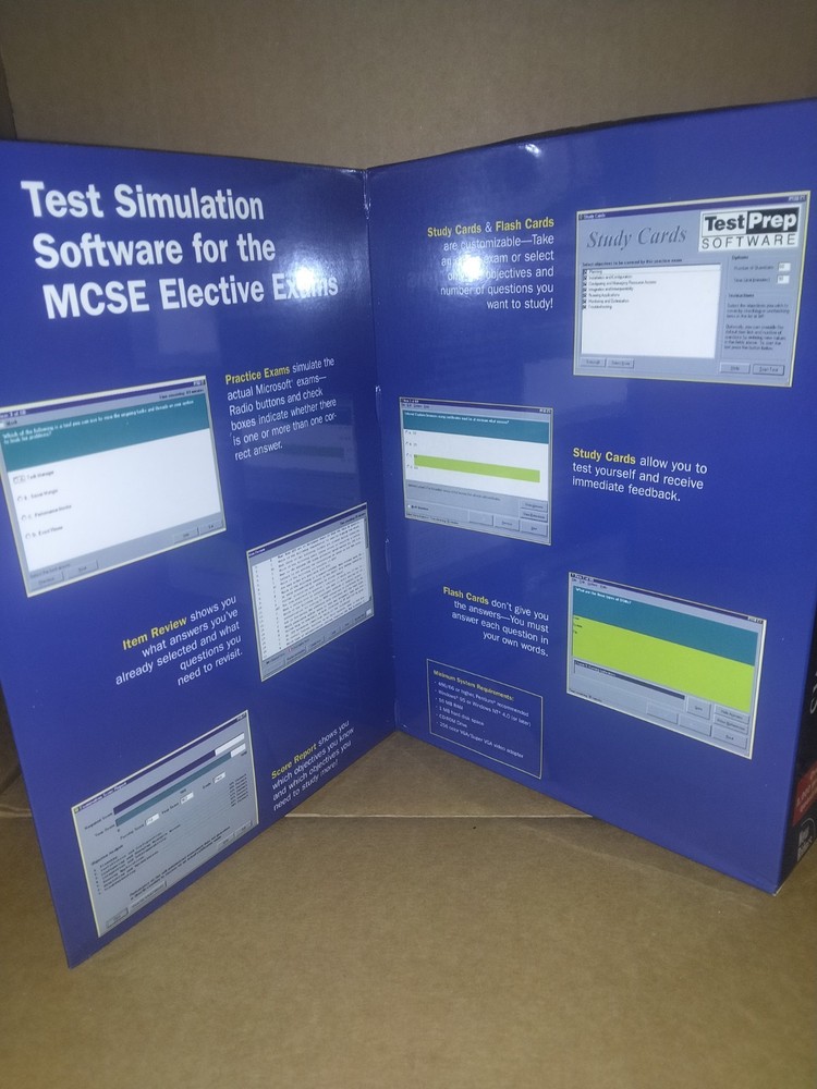 TopScore MCSE + Internet v1.2 Training Kit CD, Interactive, Windows 95/NT 4.0