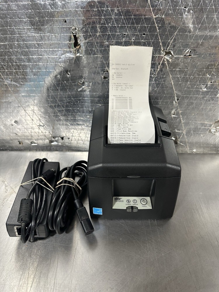 Star Micronics TSP650 Bluetooth Printer POS Printer 654IIBI2
