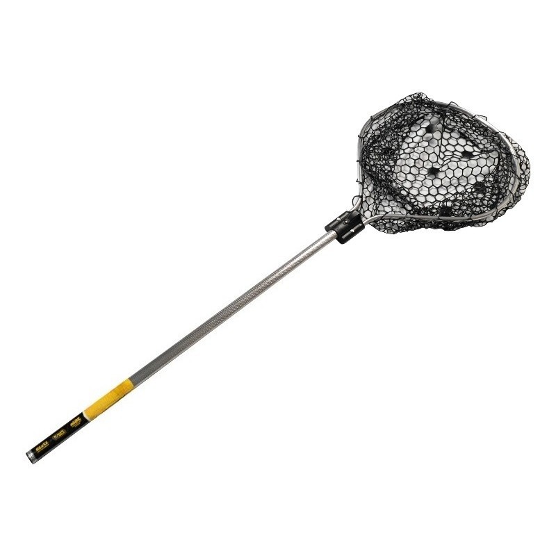 17 x 19 Hoop, Premium Rubber Netting, 36 in Collapsable Handle