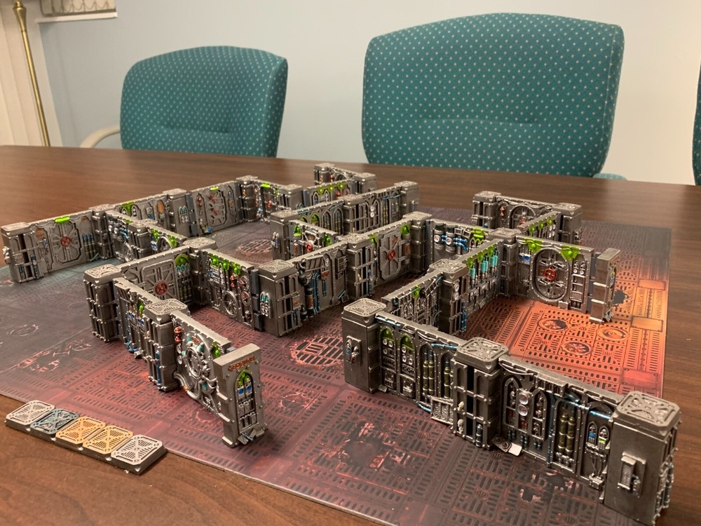 Warhammer 40k Boarding Actions Terrain *PAINTED*