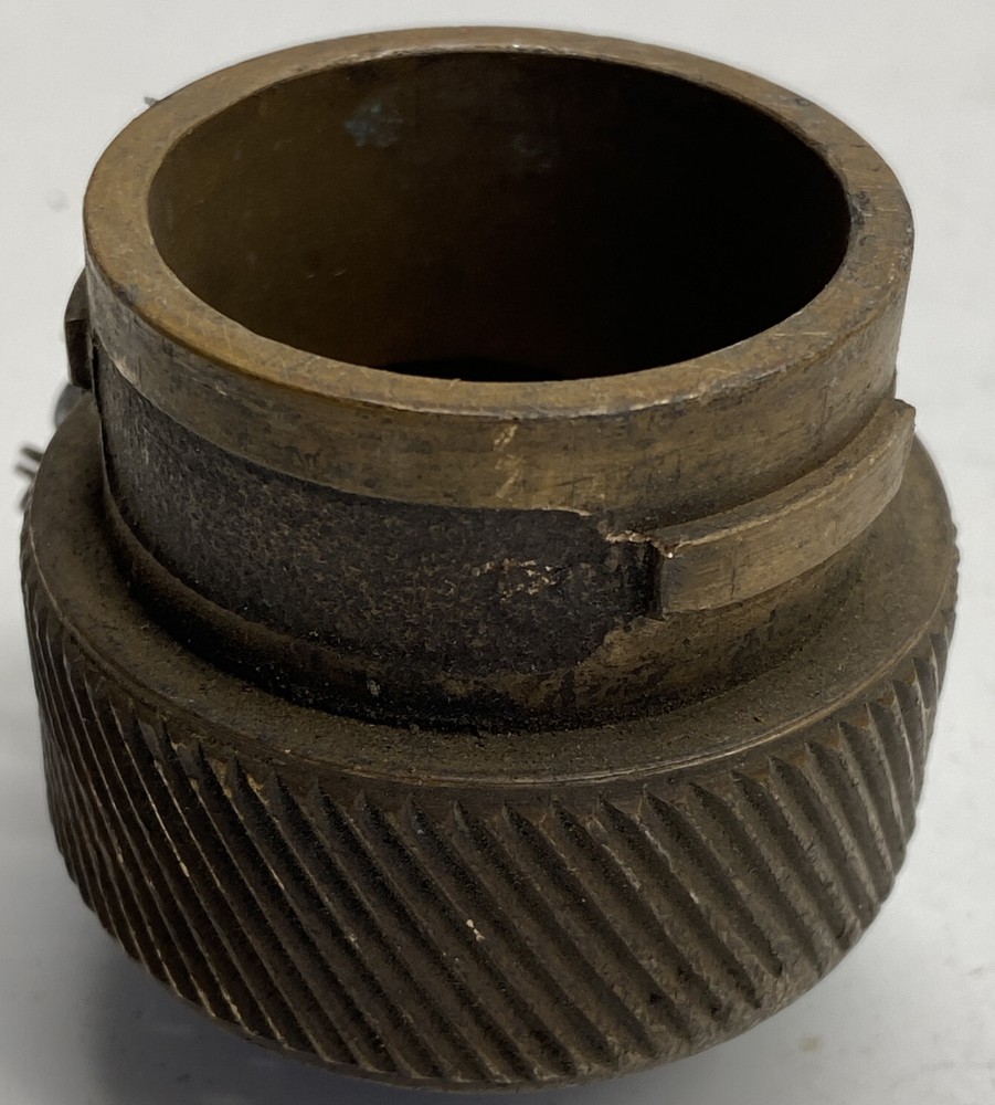 VINTAGE BRASS FIRE HOSE NOZZLE END