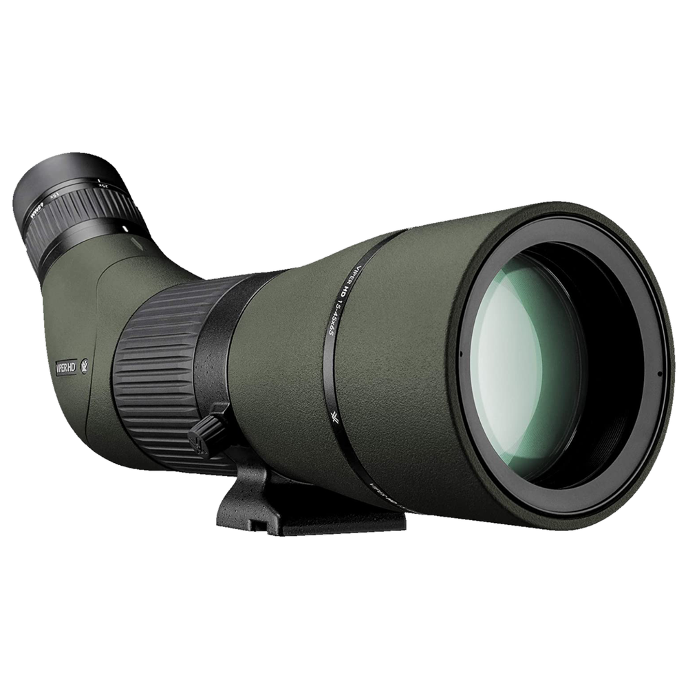 Vortex Optics Viper HD 15-45x65 Angled Spotting Scope w/ Hat & Wearable4U Bundle