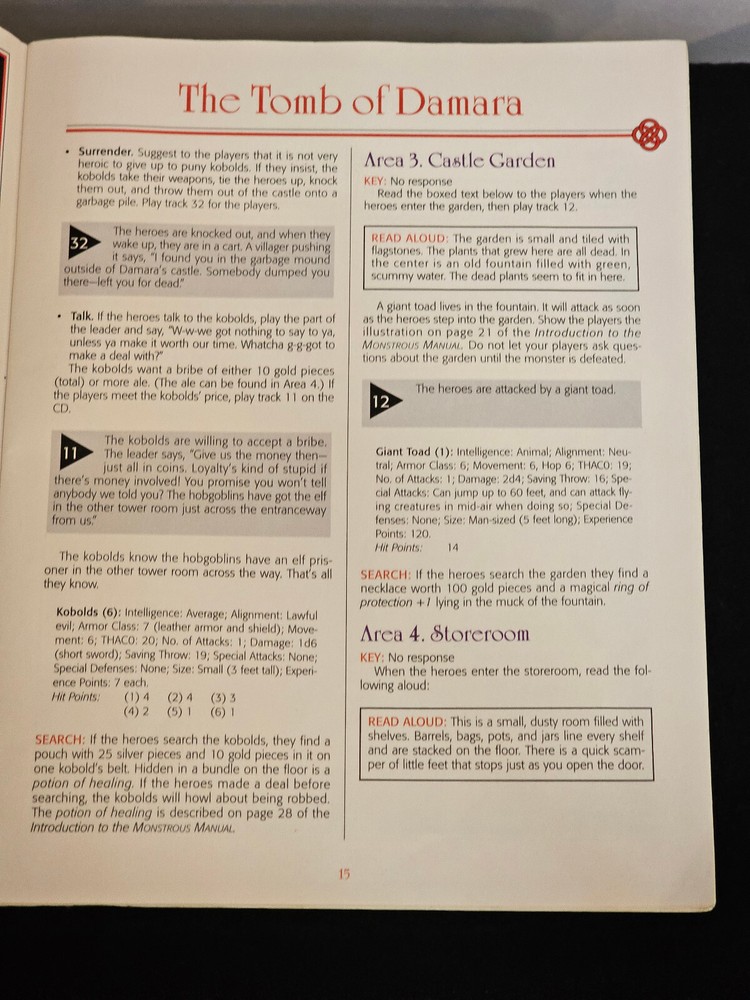 Rare Advanced Dungeons & Dragons Intro Masters Guide 1995