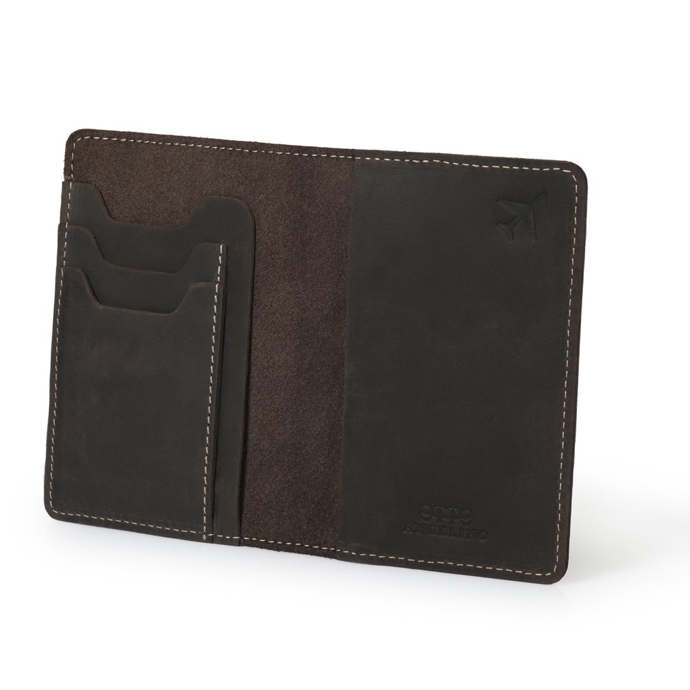 Personalized Genuine Leather Passport Holder - Unisex