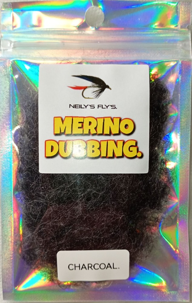 MERINO DUBBING Charcoal.