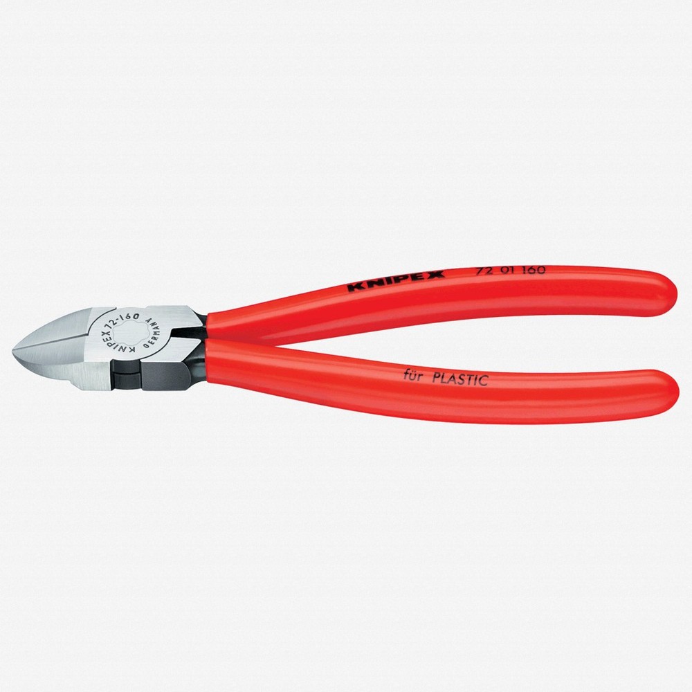 Knipex 5.5" Diagonal Cutters for plastics - Plastic Grip