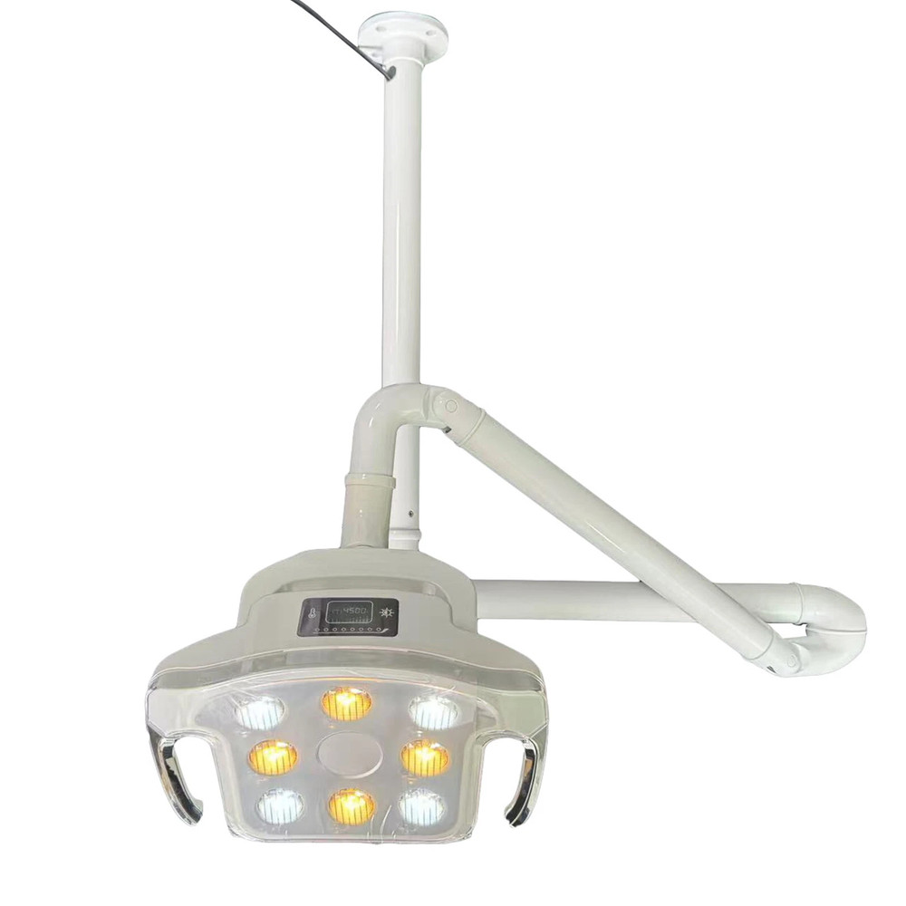 Dental Operating Light Ceiling Mounted 8 Bulbs LED Sensor Light with Touch Sceen