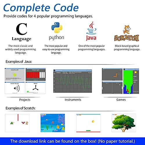 RFID Starter Kit for Raspberry Pi 4 B 3 B+ 400, 544-Page Detailed Tutorials,