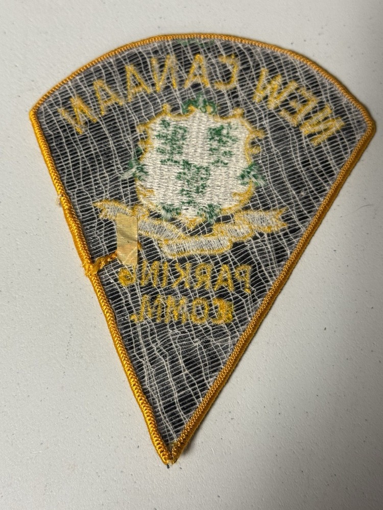 NEW CANAAN CONNECTICUT CT PARKING COMM PATCH