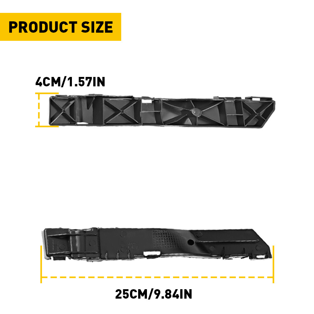 Bumper Bracket For Set 2009-2020 Journey Front Driver and Passenger Side