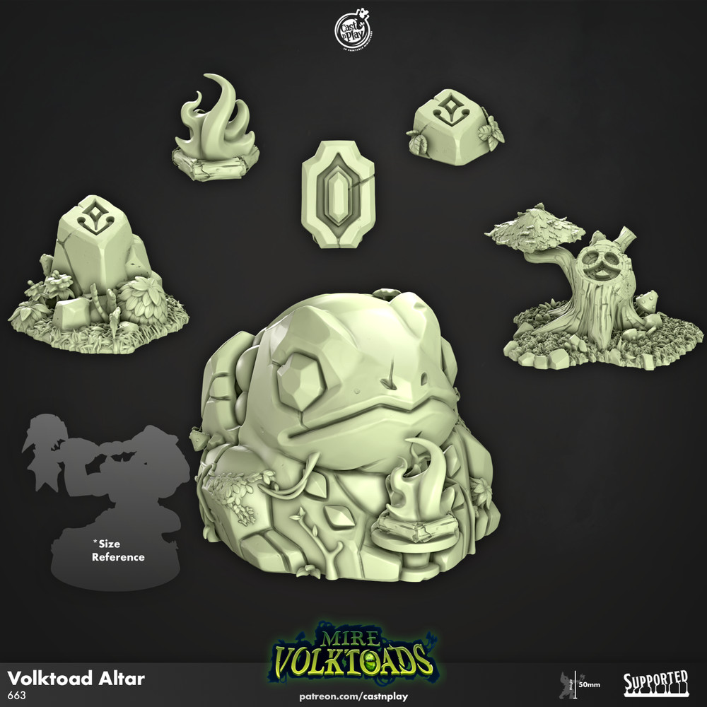 Mire Toad Terrain | CastnPlay |