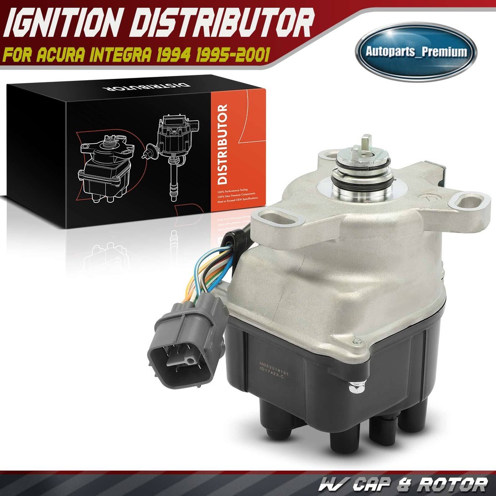 Ignition Distributor for Acura Integra 1994 1995-2001 w/ Cap & Rotor 4 Cylinders
