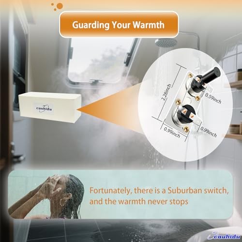 Upgraded 232306 RV Water Heater Thermostat Switch for Suburban SW Series RV 1