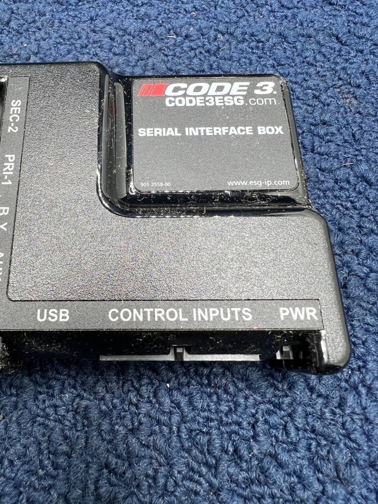 Code 3 CZMATSIB Serial Interface Box (SIB) For Code 3 Matrix Devices