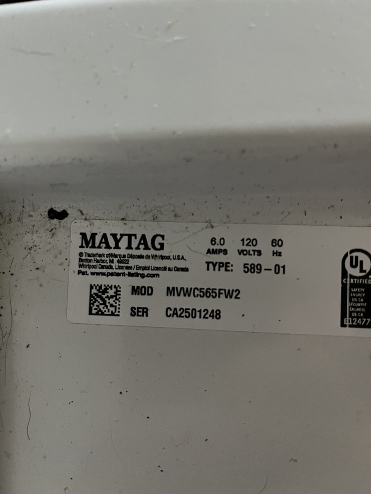 maytag washer dryer set used pre owned