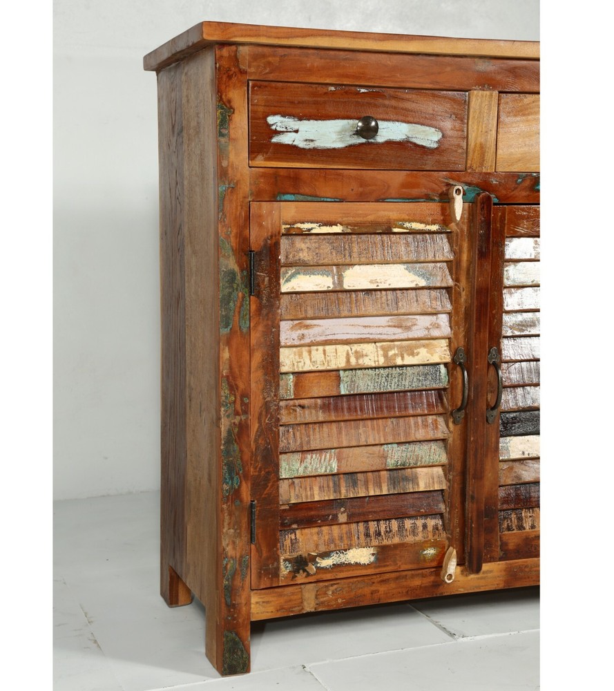 Reclaimed Solid Teak Wood Cabinet, Handcrafted & Extremely - Stunning.