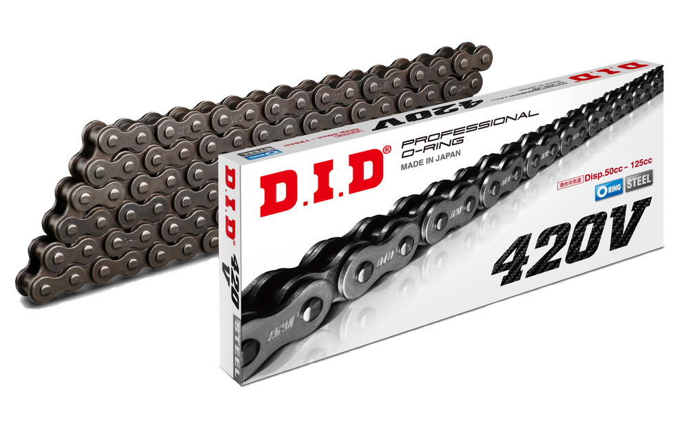 DID 420V PROFESSIONAL O-RING CHAIN NATURAL