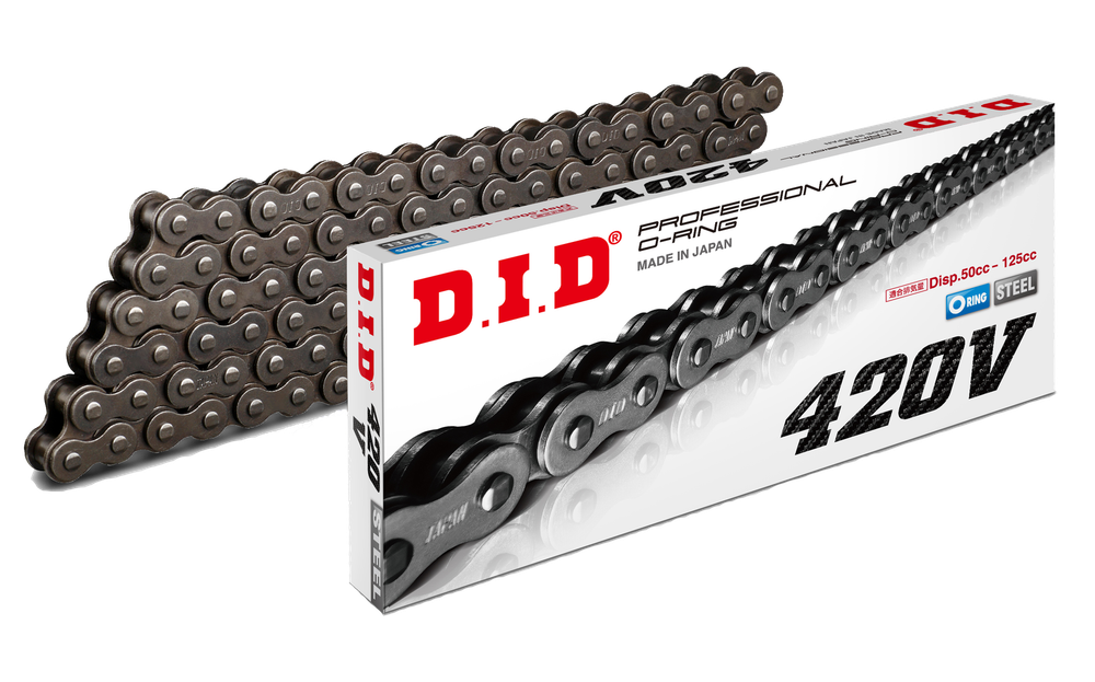 DID 420V PROFESSIONAL O-RING CHAIN NATURAL