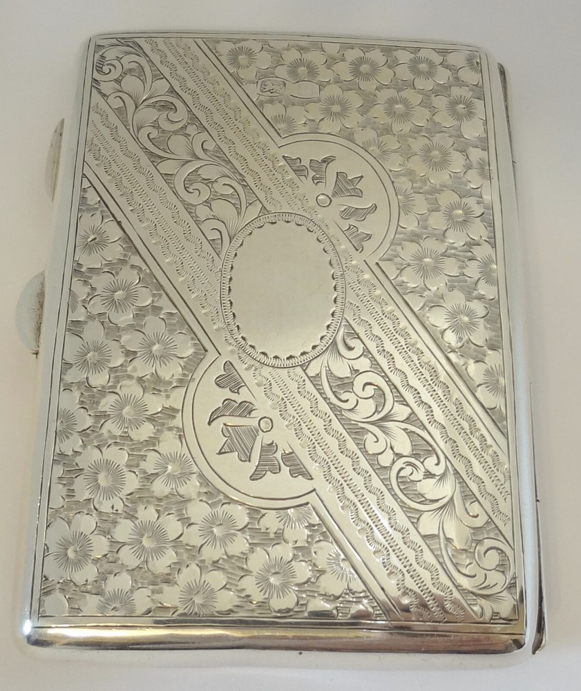 1901 Robert Pringle & Sons Sterling Silver Card Aide Memoire Case