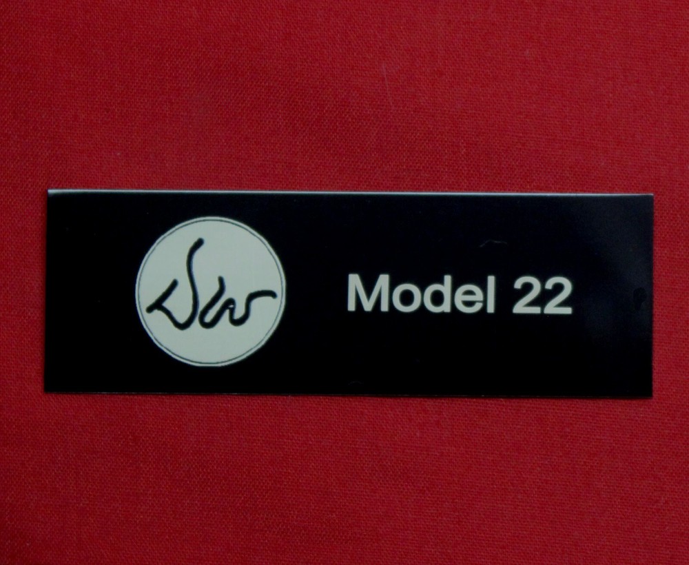 Dan Wesson Model 22 Display Case Plaque