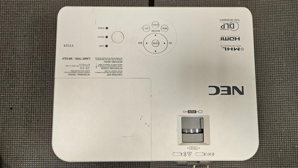 NEC V332X DLP 3D Capable Projector