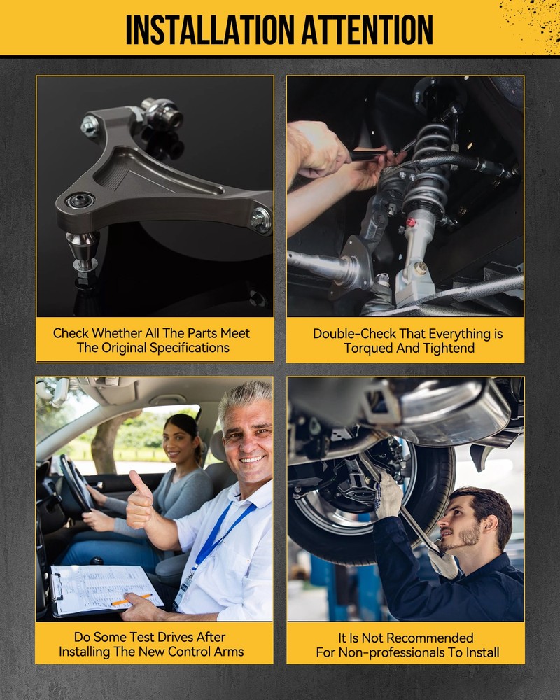 Pair Front Lower Control Arms For Dodge Dart 2013-2016 Chrysler 200 2015-2017