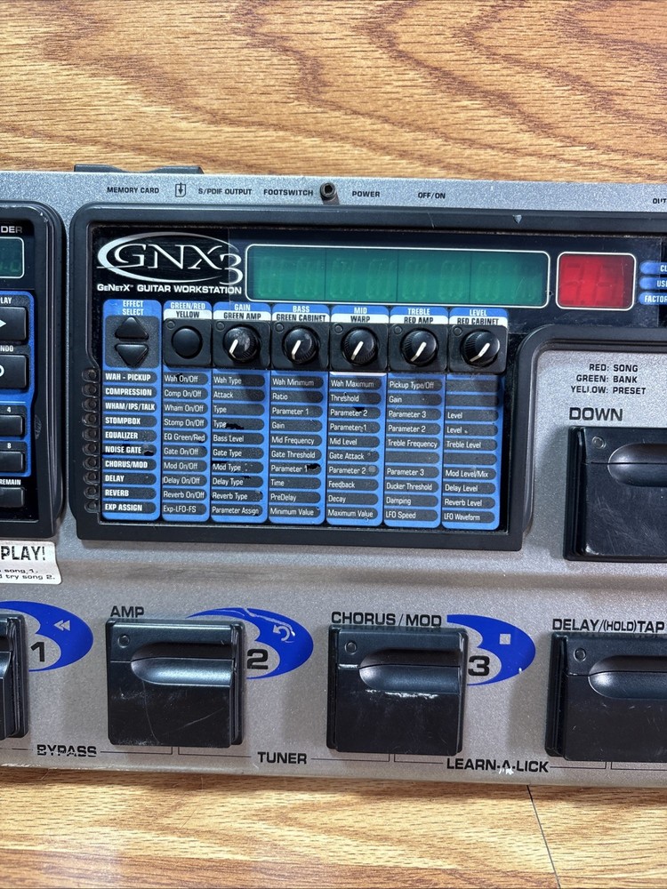 DigiTech GNX3 Guitar Workstation Multi-Effects Guitar Effect Pedal