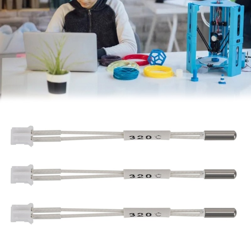 100K Thermistor Cartridge Accurate Temperature Sensing Essential for K1/K1Max