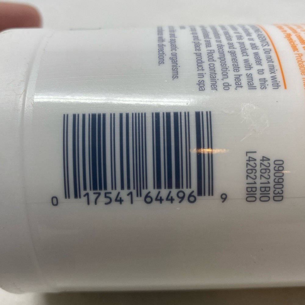 Enhanced Shock 2 lb White/Blue Bottle