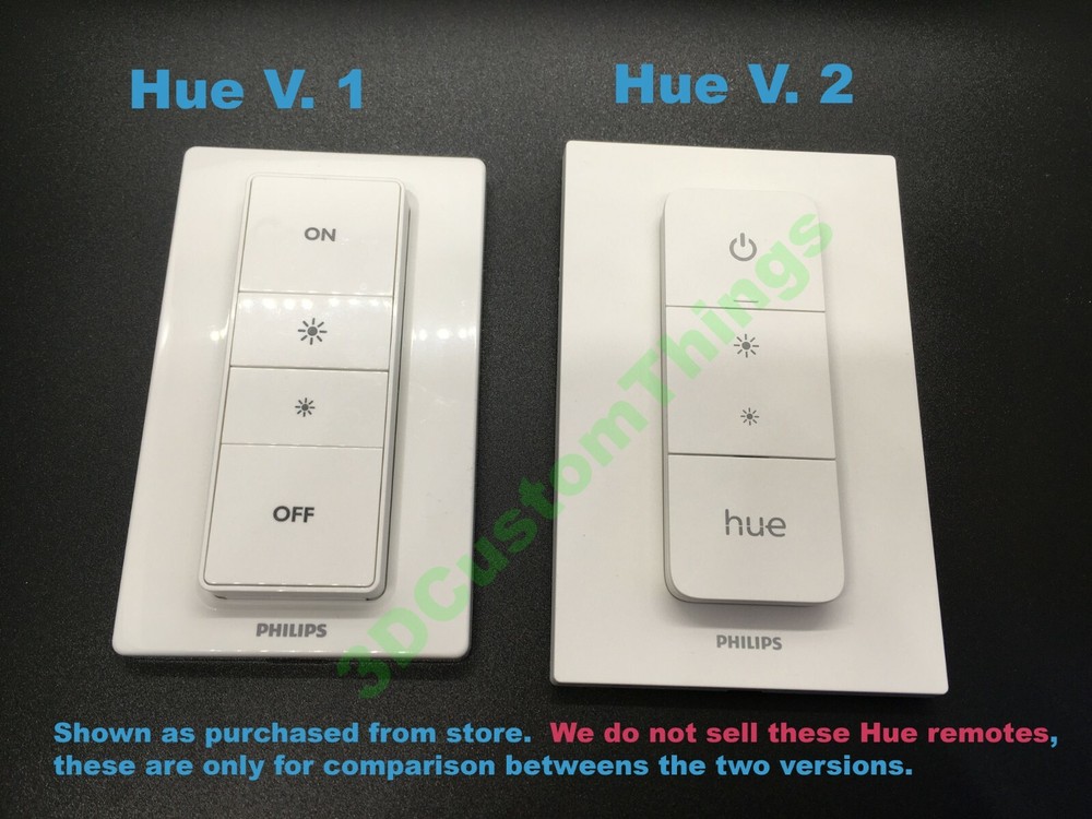 for Philips Hue - Dimmer Switch Multiple GANG Cover Wall Plate