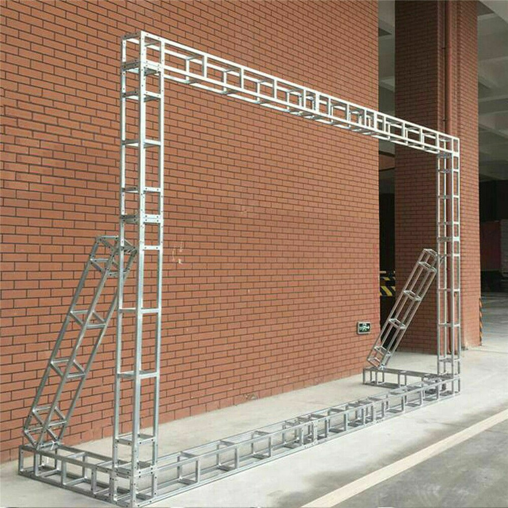 Solid Aluminum DJ Lighting Truss Frame Dual Totem Bolted Truss System for Stage