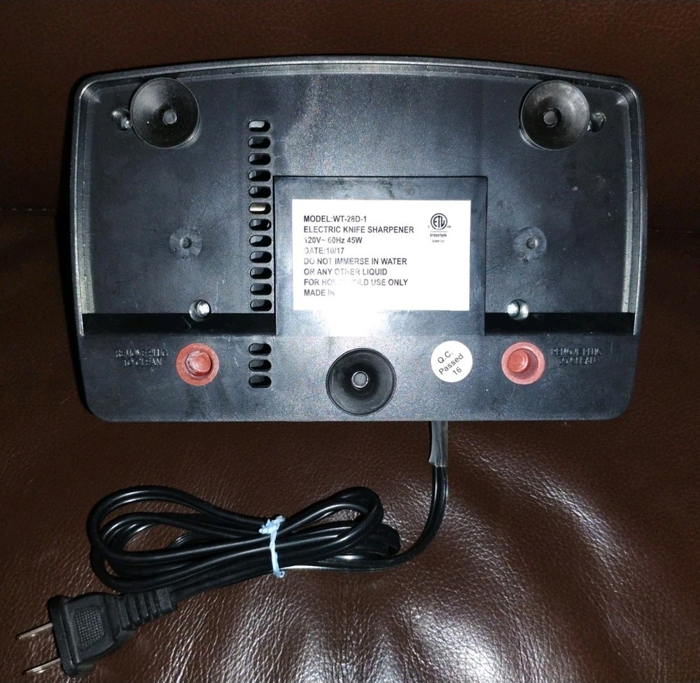 2-Stage Knife Sharpening System Electric Knife Sharpener Brentwood