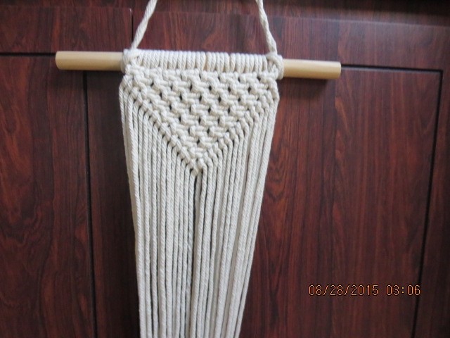 4 HANDMADE PLANT HANGERS--#T2-1