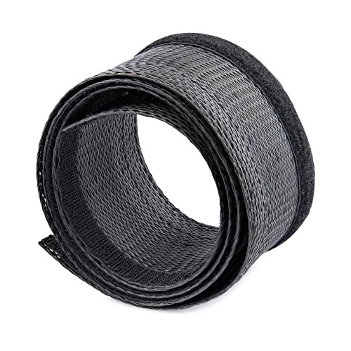 StarTech.com 10ft (3m) Cable Management Sleeve, Trimmable Heavy Duty Cable Wrap,