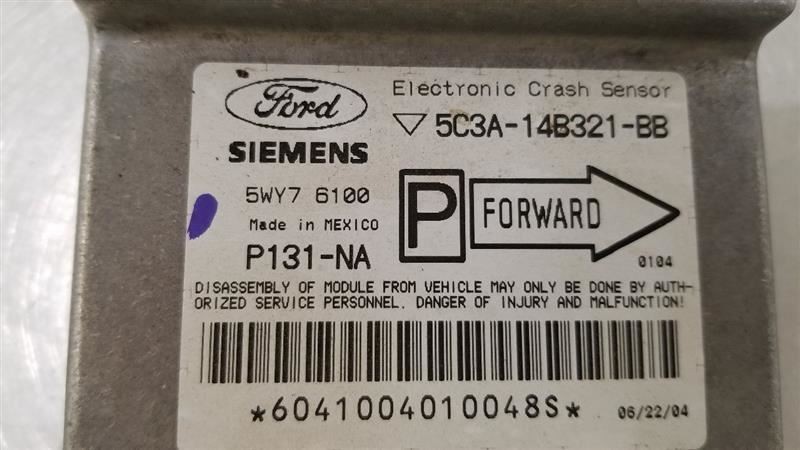 05 FORD F250 SD SRS BAGE MODULE 5C3A14B321BB