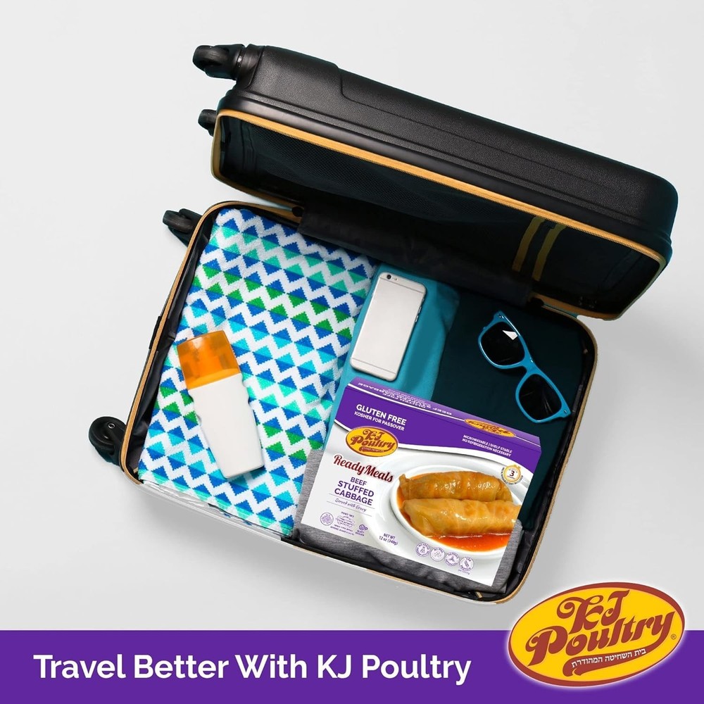 Kosher Ready Meals Chicken Beef Salmon Pack Fully Cooked Shelf Stable